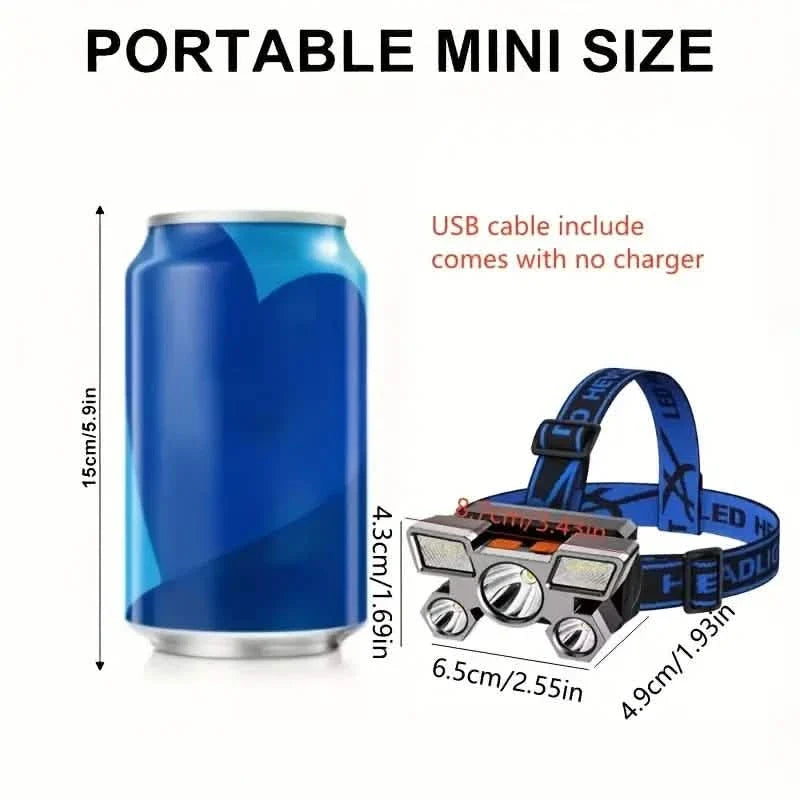 Waterproof LED Headlamp for Outdoor Adventures Outdoor Recreation - Tophatter Daily Deals