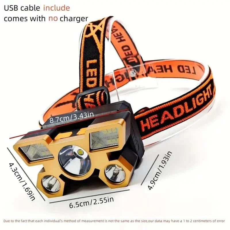Waterproof LED Headlamp for Outdoor Adventures Outdoor Recreation - Tophatter Daily Deals