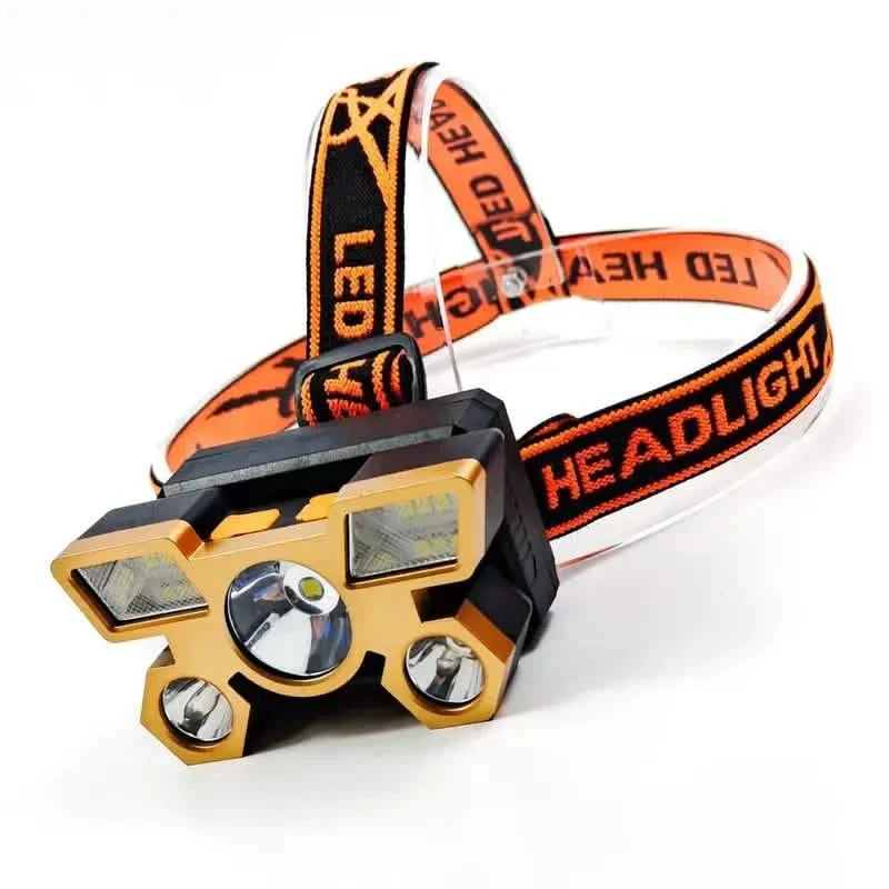 Waterproof LED Headlamp for Outdoor Adventures Gold Outdoor Recreation - Tophatter Daily Deals