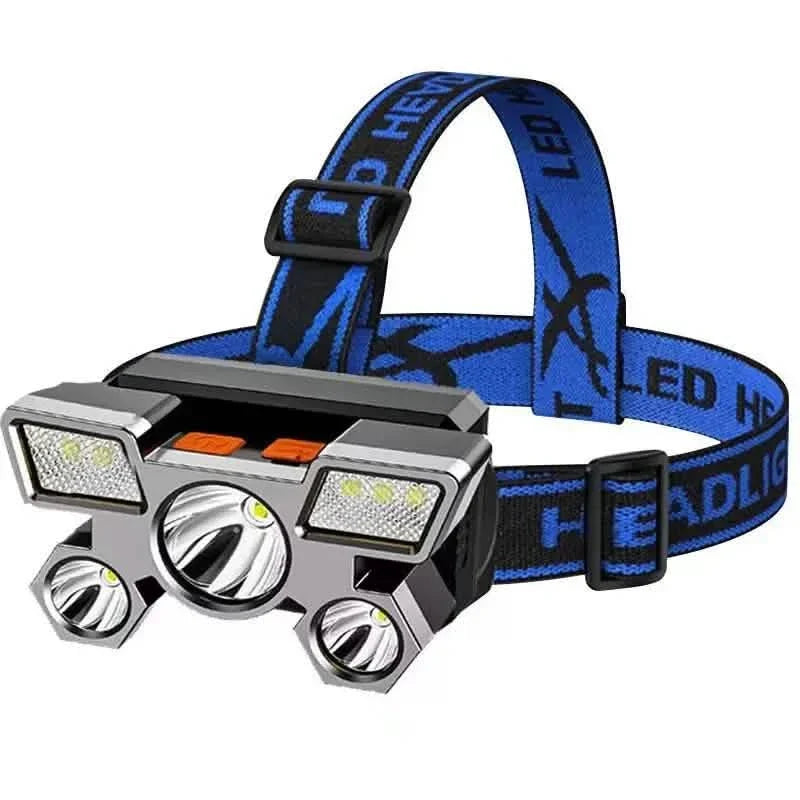 Waterproof LED Headlamp for Outdoor Adventures Silver Outdoor Recreation - Tophatter Daily Deals
