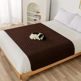Waterproof Pet Bed Cover for Furniture Brown Pet Beds - Tophatter Daily Deals