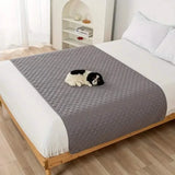 Waterproof Pet Bed Cover for Furniture Light Gray Pet Beds - Tophatter Daily Deals