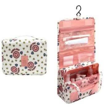 Waterproof Travel Toiletry Bag - Assorted Styles Pink Smile Beauty & Personal Care - Tophatter Daily Deals