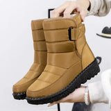 Waterproof Winter Boots For Couples Warm Ankle Shoes Yellow Boots - Tophatter Daily Deals