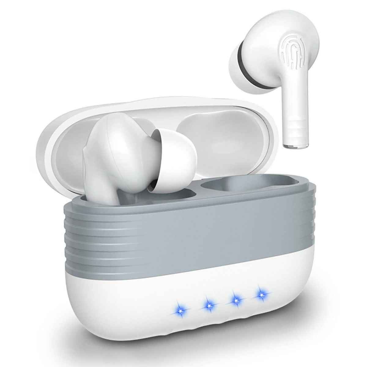 Waterproof Wireless 5.0 TWS Earbuds White Headphones - Tophatter Daily Deals