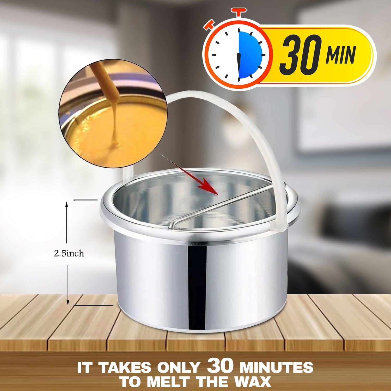 Wax Heater Warmer - Waxing Kit Depilatory Wax Beans Body Hair Removal Personal Care - Tophatter Daily Deals