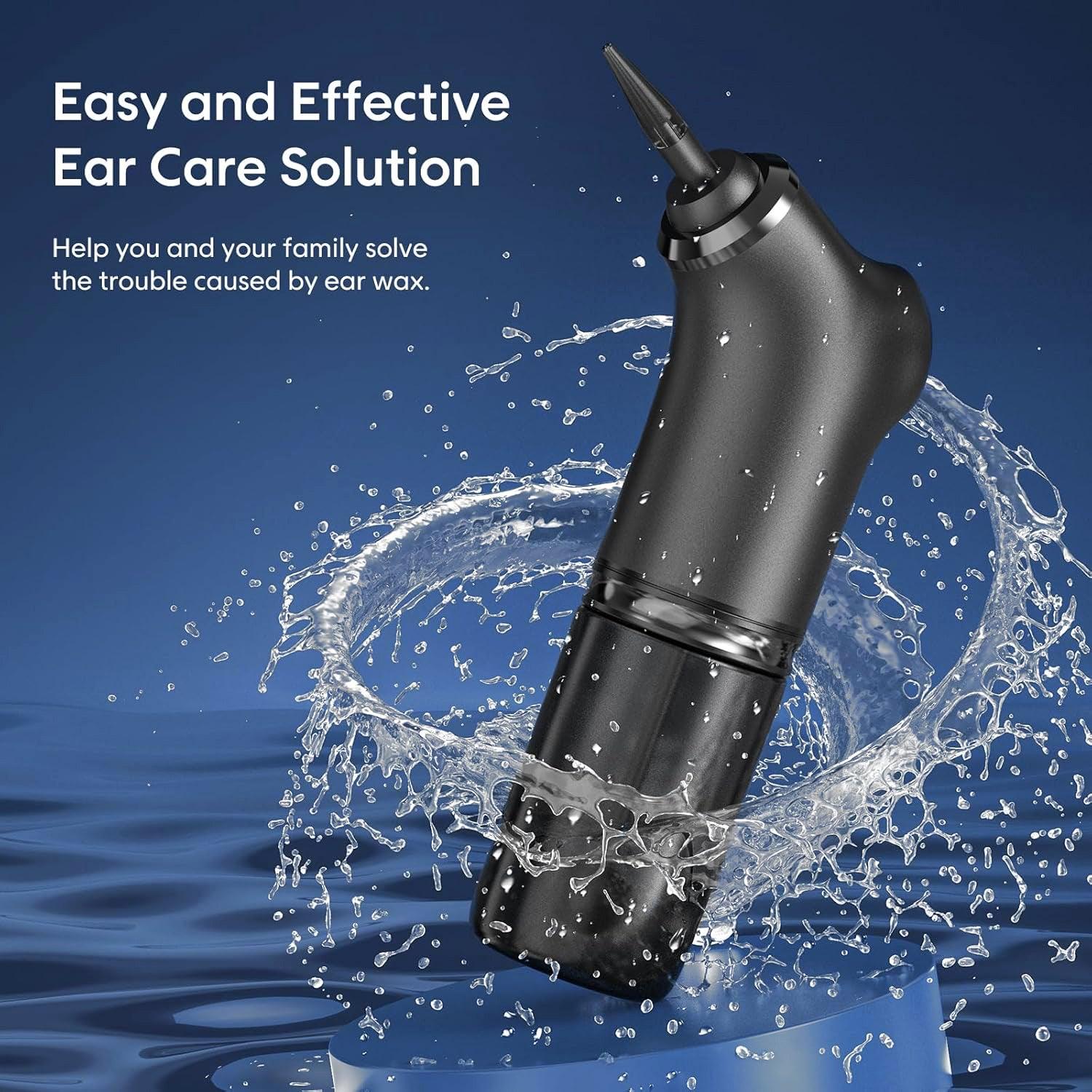 Ear Wax Removal Tool - Water Powered Push Ear Cleaner Electric Ear Cleaning Kits Health & Beauty - Tophatter Daily Deals