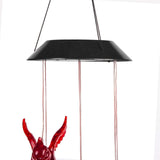 Solar Cardinal Wind Chime with Color Changing LED Lights, 29 Inch Solar Outdoor Lights - Tophatter Daily Deals