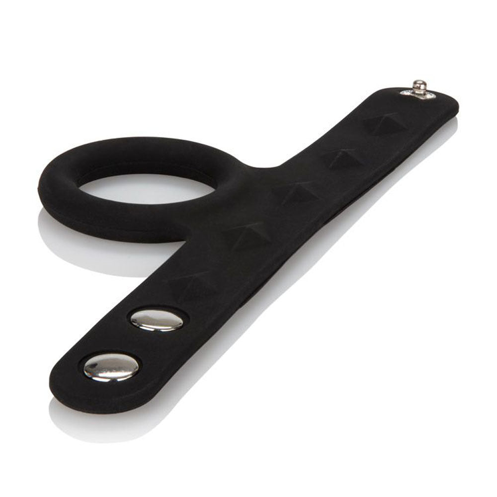 Medium Weighted Penis Ring and Ball Stretcher – Silicone Constriction Device > Sex Toys For Men > Ball Stretchers - Tophatter Daily Deals