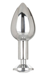 Star Fucker Mini Plug Black Silicone Dual Enhancer with Metal Probe and Sparkling Gem Base > Anal Range > Prostate Plugs - Tophatter Daily Deals