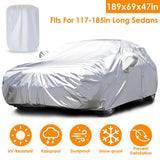 Weather UV Outdoor Full Cover For Sedans Up To 185" Automotive - Tophatter Daily Deals