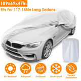 Weather UV Outdoor Full Cover For Sedans Up To 185" Automotive - Tophatter Daily Deals