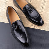 Formal Wedding Party Business Men Loafers Shoes Men Dresses Shoes - Tophatter Daily Deals