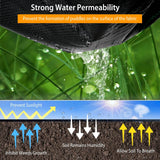 Weed Barrier Landscape Gardening Mat Fabric Woven Garden & Patio - Tophatter Daily Deals