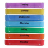 Weekly Pill Organizer Dispenser Box Health & Wellness - Tophatter Daily Deals