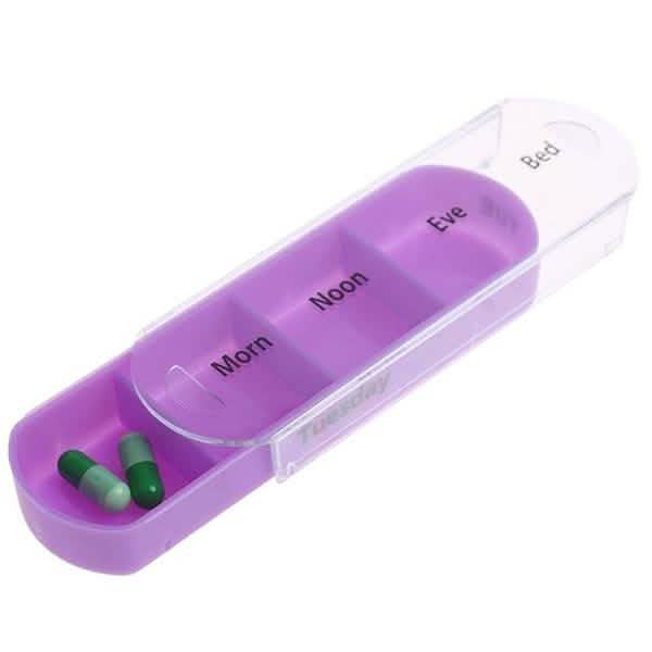 Weekly Pill Organizer Dispenser Box Health & Wellness - Tophatter Daily Deals