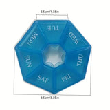 Weekly Rainbow Pill Box - 7-Grid Thickened Pill Storage Box Health & Wellness - Tophatter Daily Deals
