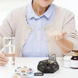 Weekly Rainbow Pill Box - 7-Grid Thickened Pill Storage Box Health & Wellness - Tophatter Daily Deals