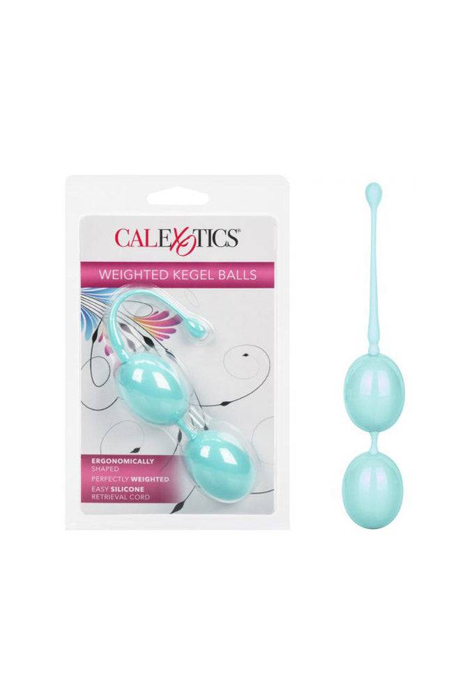 Cal Exotics - Weighted Kegel Balls - Teal Sex Toy - Tophatter Daily Deals