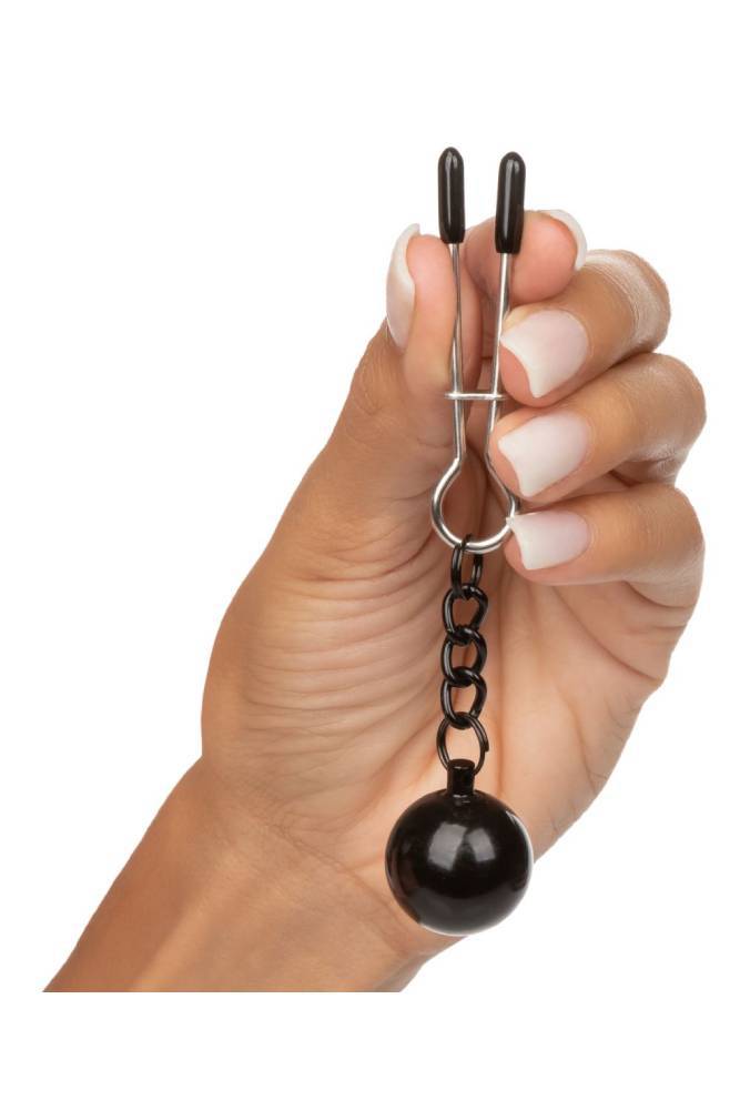 Cal Exotics - Nipple Grips - Weighted Tweezer BDSM - Tophatter Daily Deals