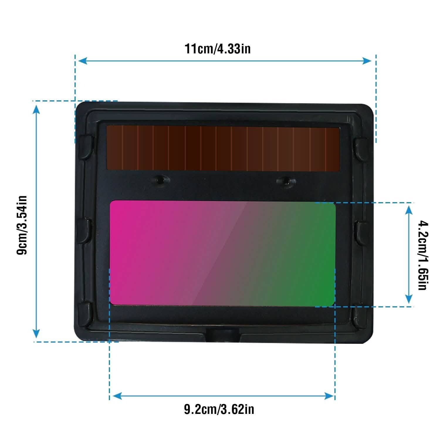 Welding Helmet Solar Powered Auto Darkening Hood with Adjustable Wide Shade Everything Else - Tophatter Daily Deals