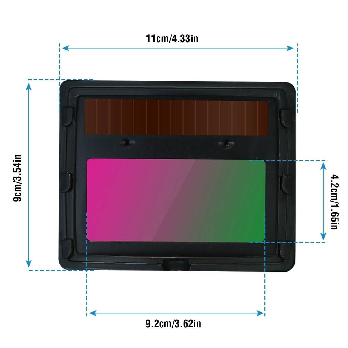 Welding Helmet Solar Powered Auto Darkening Hood with Adjustable Wide Shade Everything Else - Tophatter Daily Deals