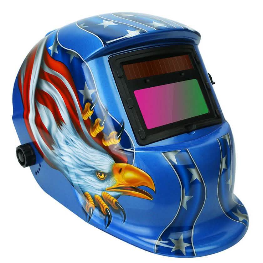 Welding Helmet Solar Powered Auto Darkening Hood with Adjustable Wide Shade Everything Else - Tophatter Daily Deals