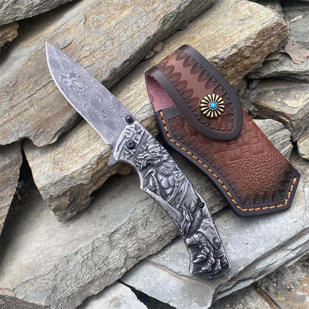 Werewolf Folding Knife Knife & Case - Tophatter Daily Deals