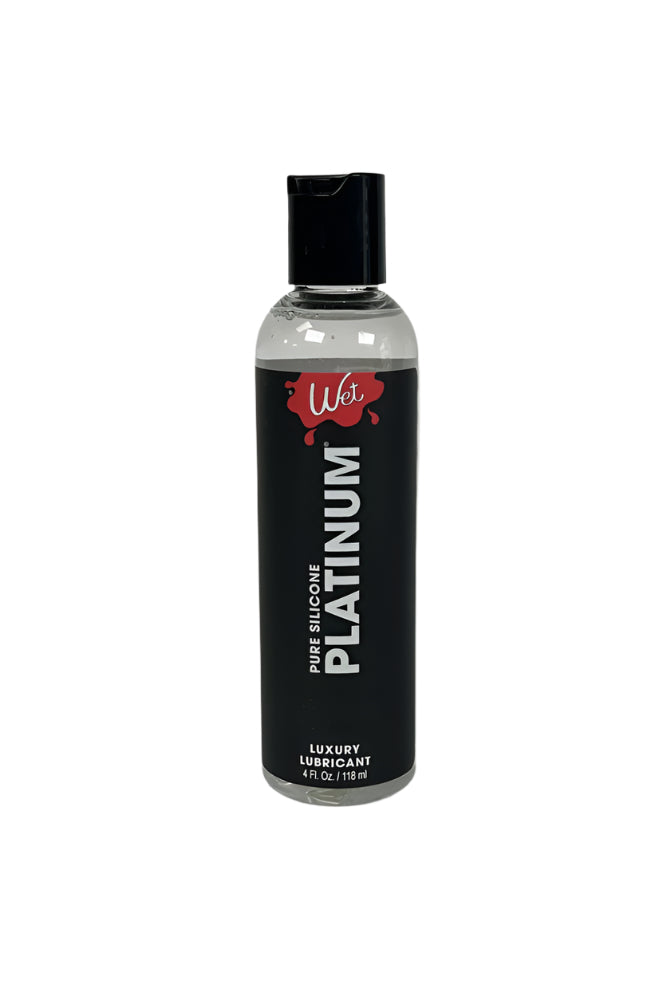 Wet - Platinum Silicone Lubricant 4oz Liquid - Tophatter Daily Deals