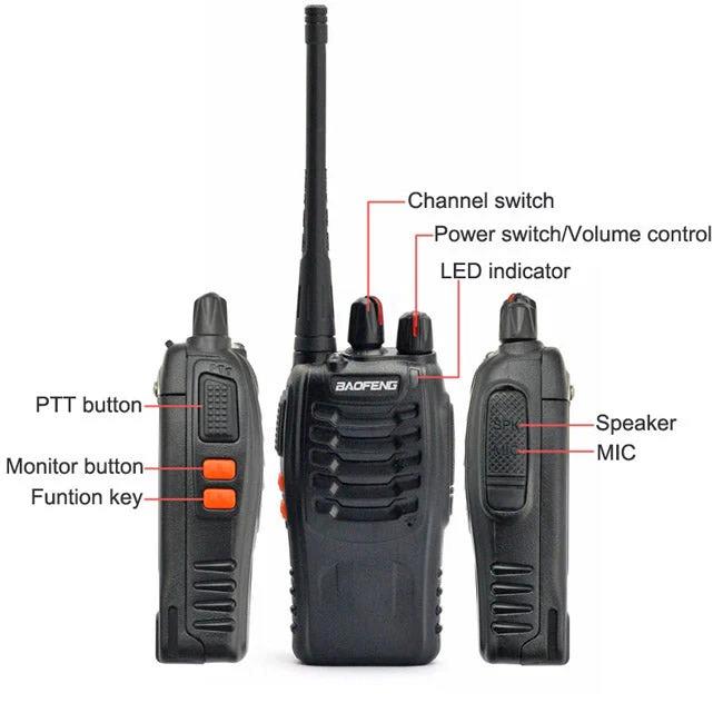 BAOFENG BF-888S TWO-WAY RADIO - 6 PACK - Tophatter's Army Deals ACCESSORIES - Tophatter Daily Deals