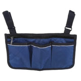 Wheelchair Armrest Organizer Bag Blue Storage & Organization - Tophatter Daily Deals