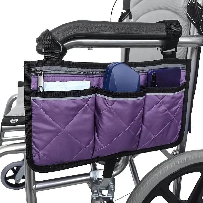 Wheelchair Armrest Organizer Bag Storage & Organization - Tophatter Daily Deals