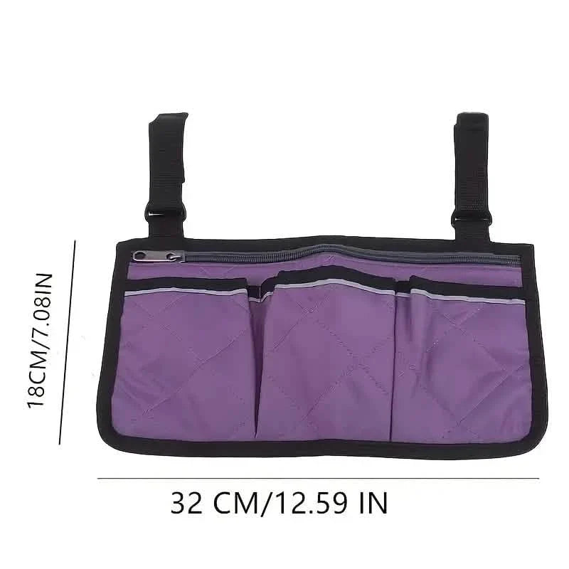 Wheelchair Armrest Organizer Bag Storage & Organization - Tophatter Daily Deals
