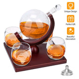 Whiskey Decanter Globe Set Wine & Dining - Tophatter Daily Deals