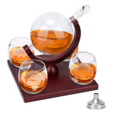 Whiskey Decanter Globe Set Wine & Dining - Tophatter Daily Deals