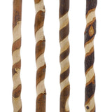 Elegant Spiral & Natural Bark Cane: Hickory & Walnut Craft Walking Sticks - Tophatter Daily Deals