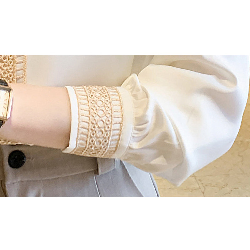 White Blouse Perfect For Office Wear Blouses - Tophatter Daily Deals