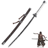 Sekiro - White Lotus Sword - Genichiro Ashina Mortal Blade Display (Straight Blade) Katana Sword - Tophatter Daily Deals