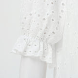 White Plus Size Ruffle Dress Midi Dresses - Tophatter Daily Deals