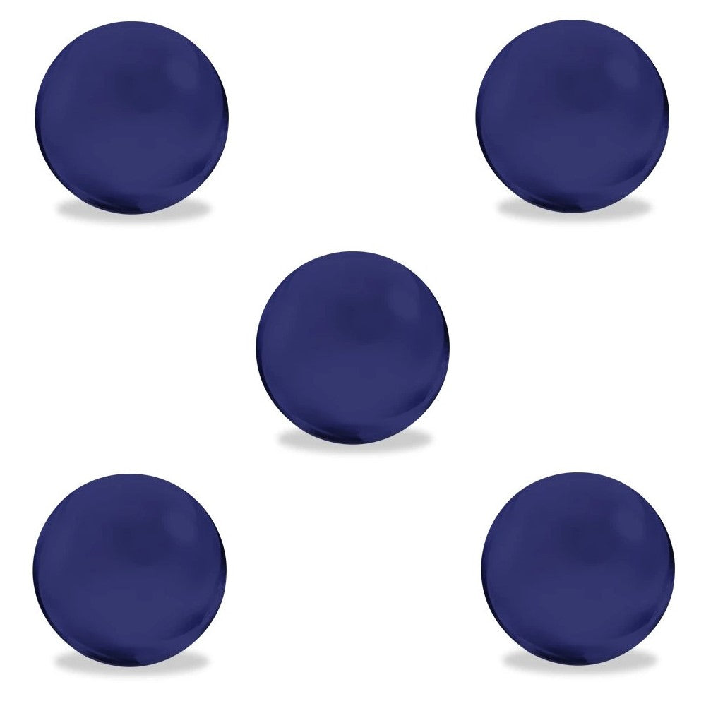 White Rhino Terp Pearls Transparent Blue Glass 5-Piece Set Terp Pearls - Tophatter Daily Deals