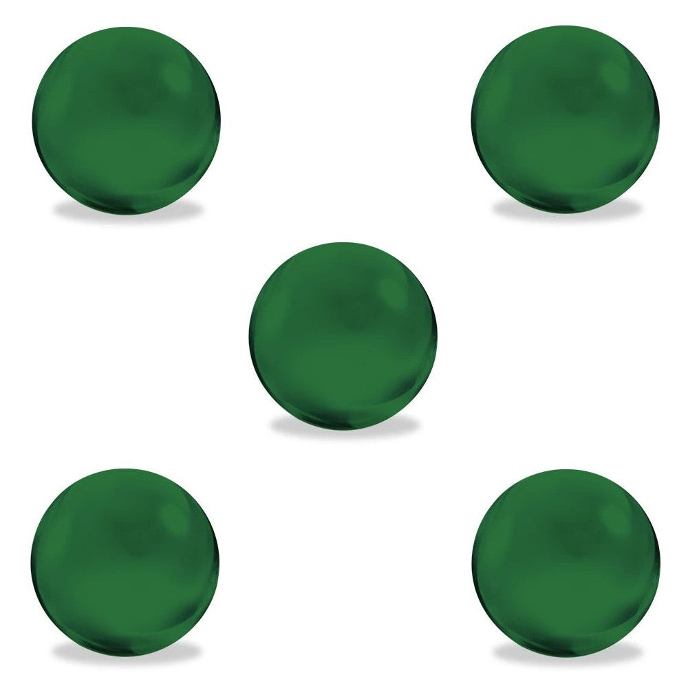 White Rhino Terp Pearls Transparent Green Glass 5-Piece Set Terp Pearls - Tophatter Daily Deals