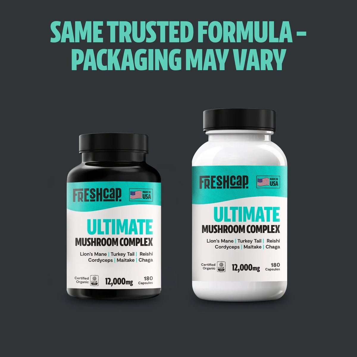 Organic Mushroom Complex Supplement Capsules Health & Wellness - Tophatter Daily Deals