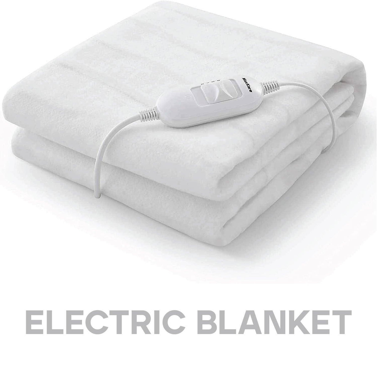 King Size Electric Blankets - 3 Heat Settings Single Double King Size Super Soft Cosy Fleece Blanket King (165*137 CM) Blankets - Tophatter Daily Deals