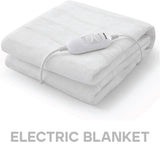 King Size Electric Blankets - 3 Heat Settings Single Double King Size Super Soft Cosy Fleece Blanket King (165*137 CM) Blankets - Tophatter Daily Deals