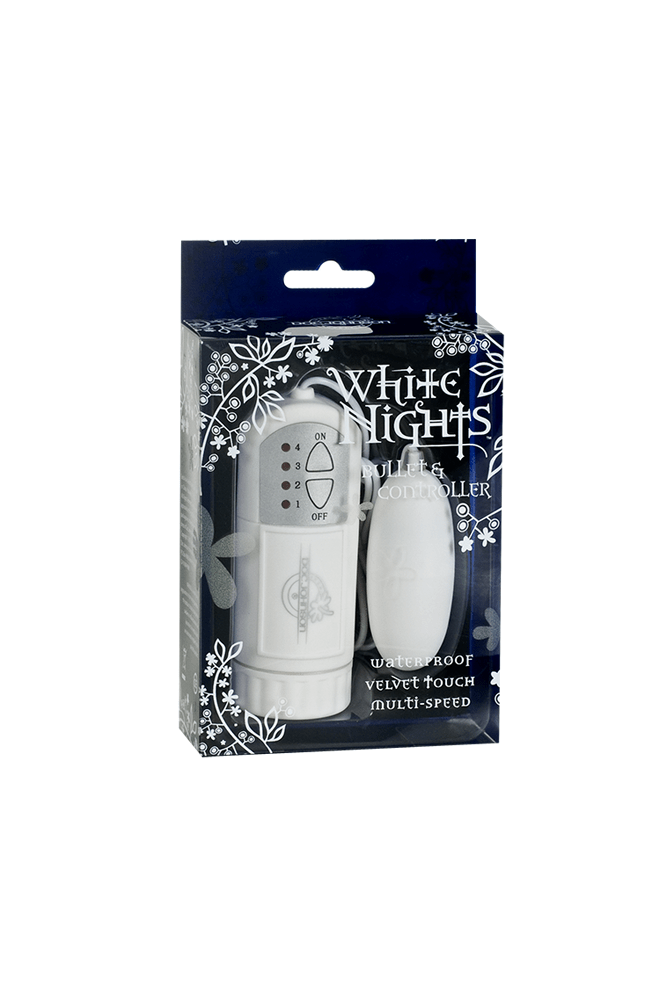 Doc Johnson - White Nights Bullet & Remote Control - White - Tophatter Daily Deals