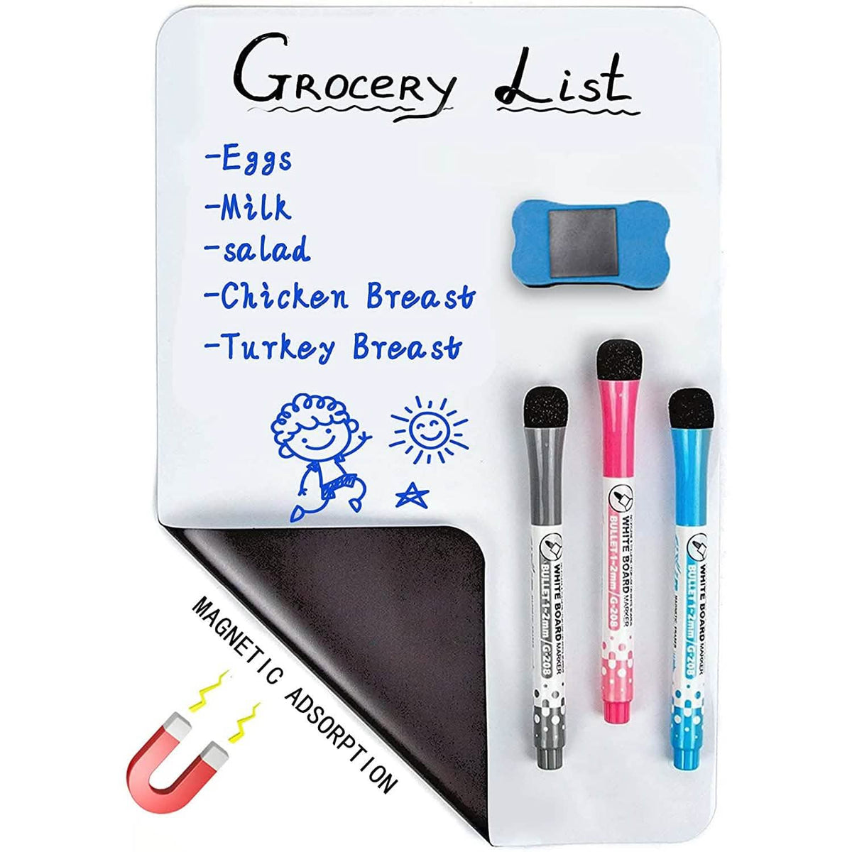Whiteboard Magnetic Dry Erase Board Self Adhesive School, Office & Art Supplies - Tophatter Daily Deals