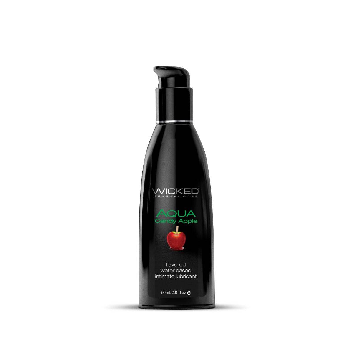Wicked Sensual Care - Aqua Flavored Lubricant - Candy Apple - 2oz Liquid - Tophatter Daily Deals
