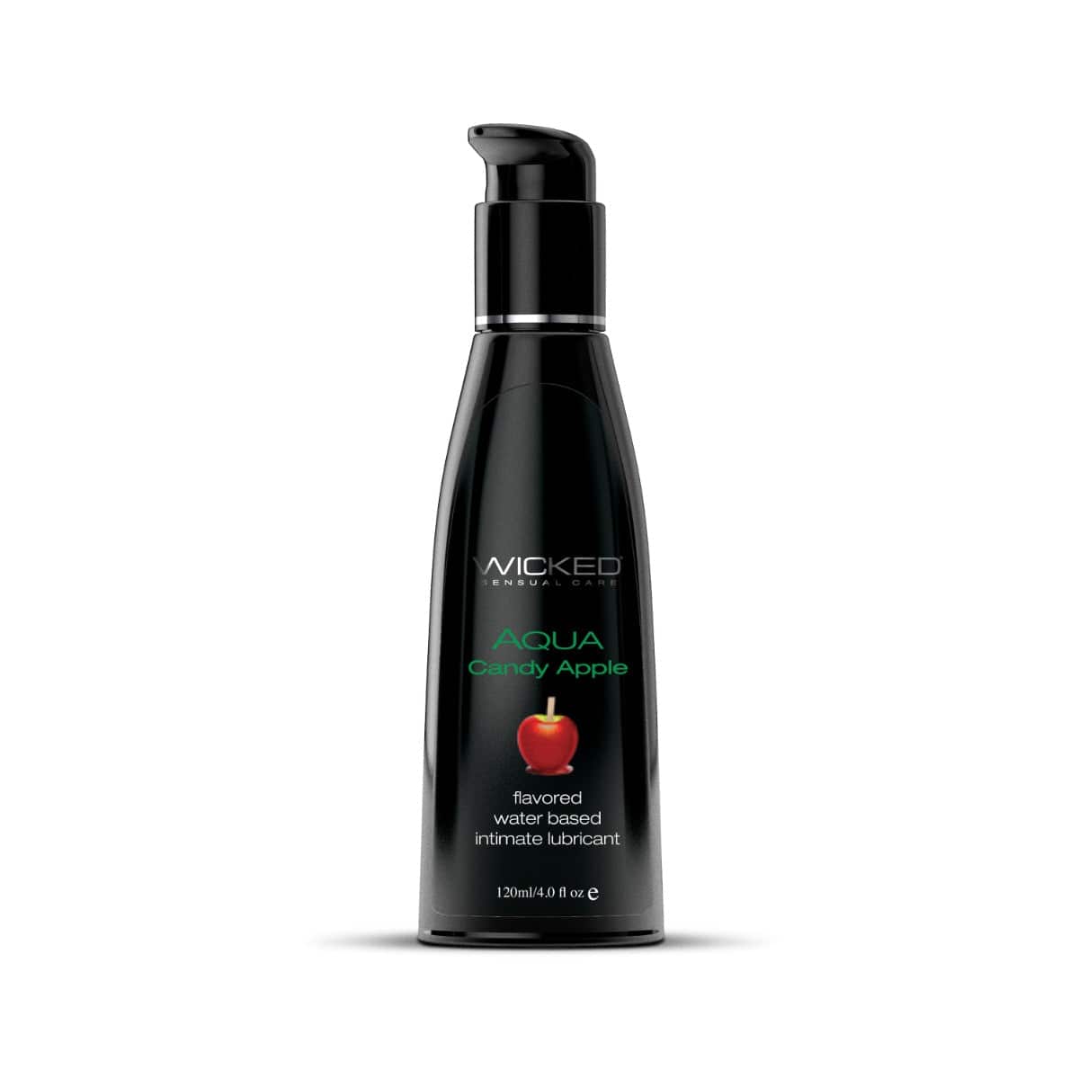 Wicked Sensual Care - Aqua Flavored Lubricant - Candy Apple - 4oz Liquid - Tophatter Daily Deals