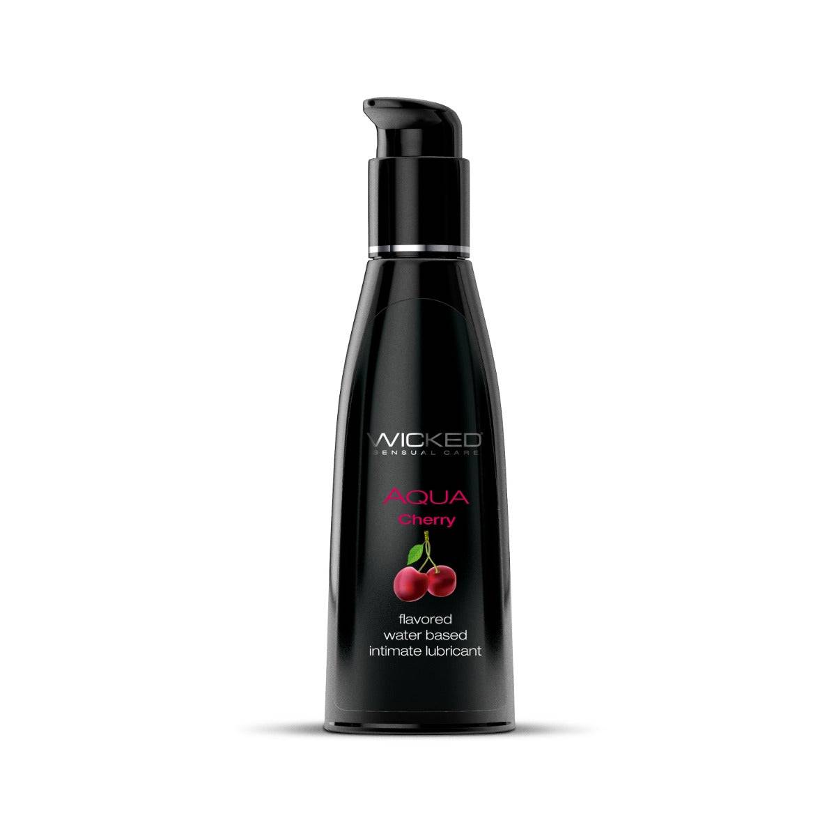 Wicked Sensual Care - Aqua Flavored Lubricant - Cherry - 4oz Liquid - Tophatter Daily Deals