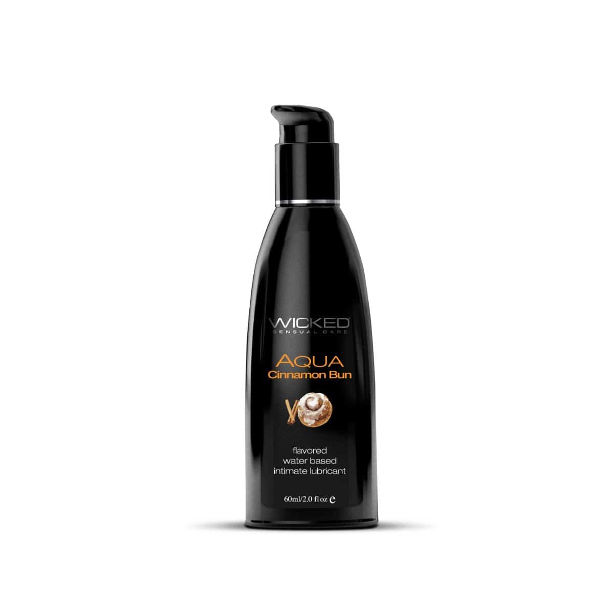 Wicked Sensual Care - Aqua Flavored Lubricant - Cinnamon Bun - 2oz Liquid - Tophatter Daily Deals
